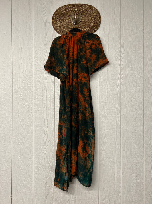 Crepe Sari Summer Woodstock Duster 0626 218