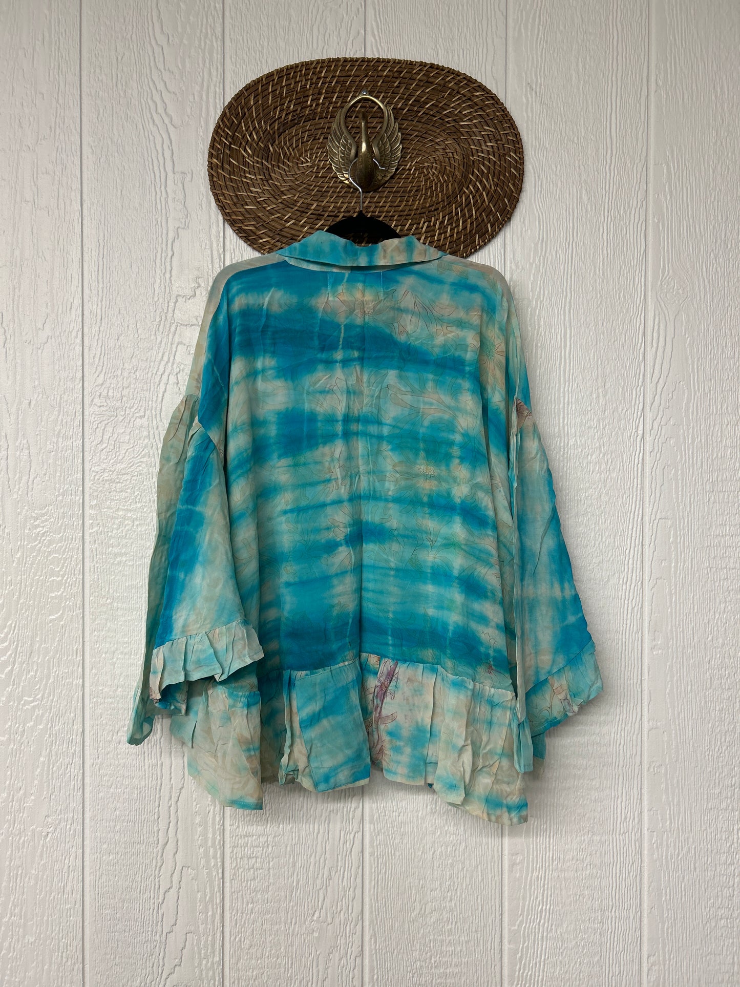 Crepe Sari Wild Rose Top 0526 009