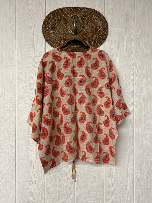Pareo Kantha Hi-Lo Butterfly Top 0626 023