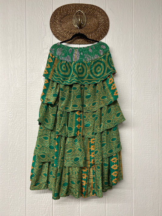 Rasgulla Sari Venus Ruffle Maxi 1125 019