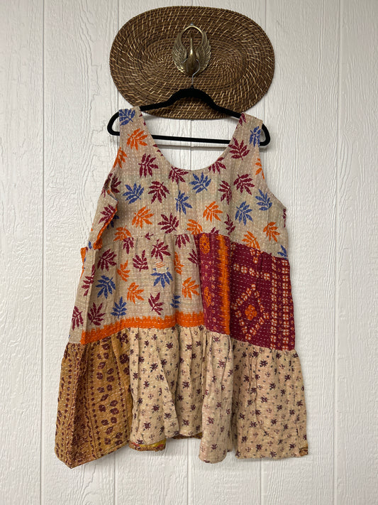 Kantha Meadow Mini Dress 0625 063