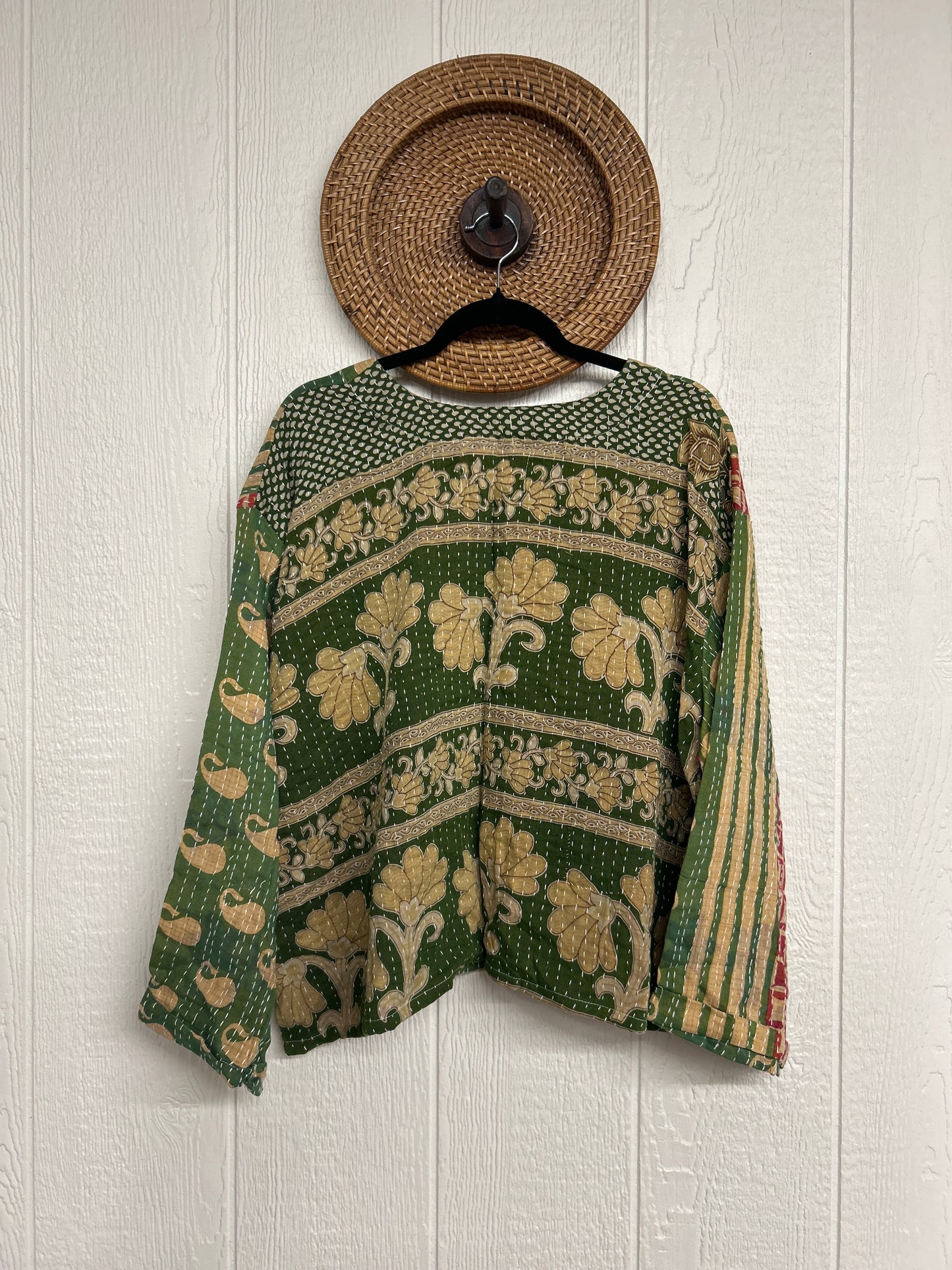 Pareo Kantha Wanderer Pocket Crop Top 0226 054