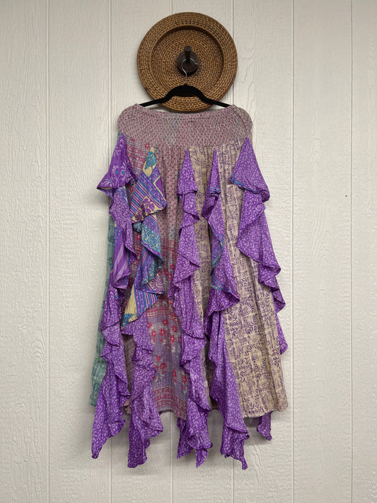 Pareo Kantha Willow Maxi Skirt 0826 047