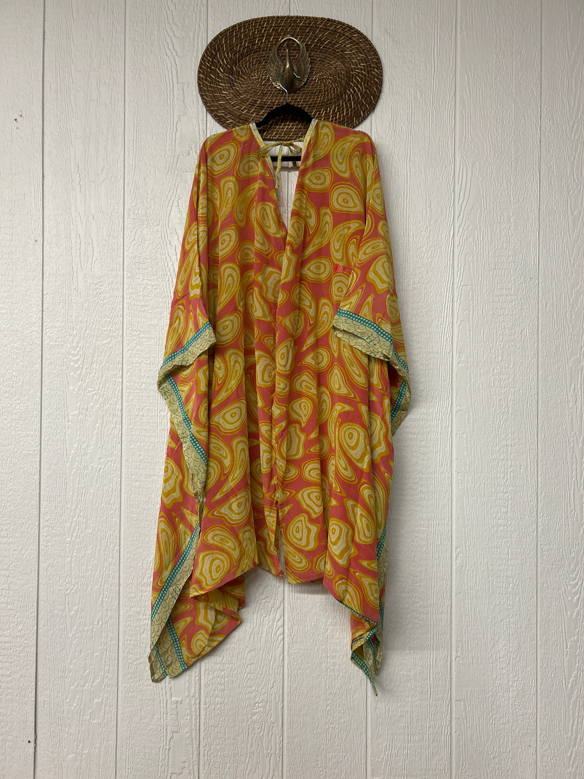 Crepe Sari Orchid Kimono 0626 124