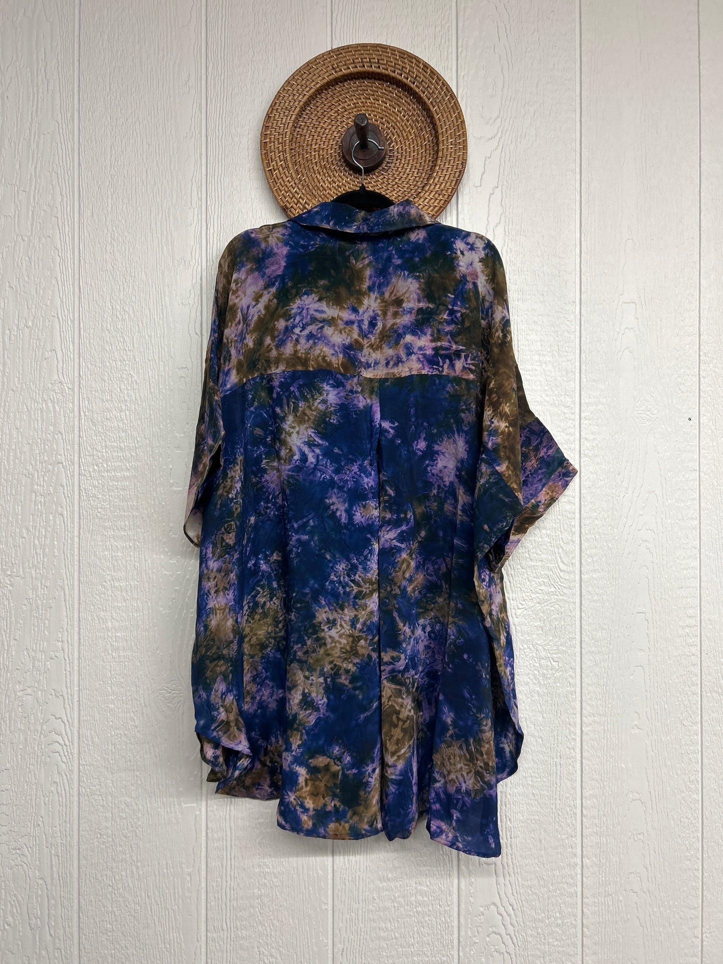 Crepe Sari Free To Be Button Down 0626 228