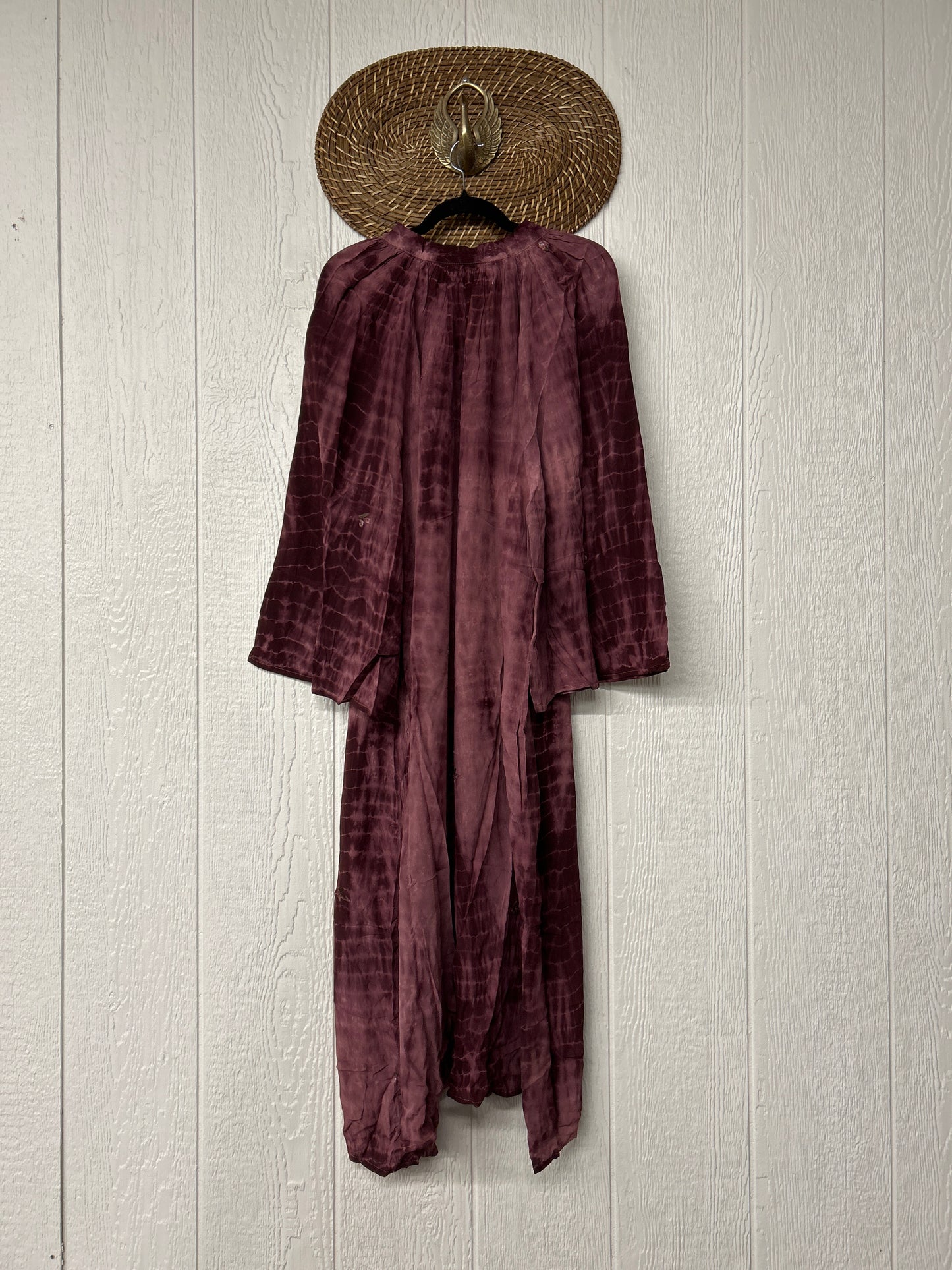 Crepe Sari Woodstock Duster Dress 0526 012
