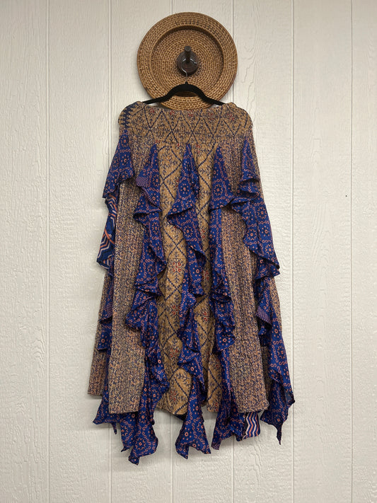 Pareo Kantha Willow Maxi Skirt 0826 049
