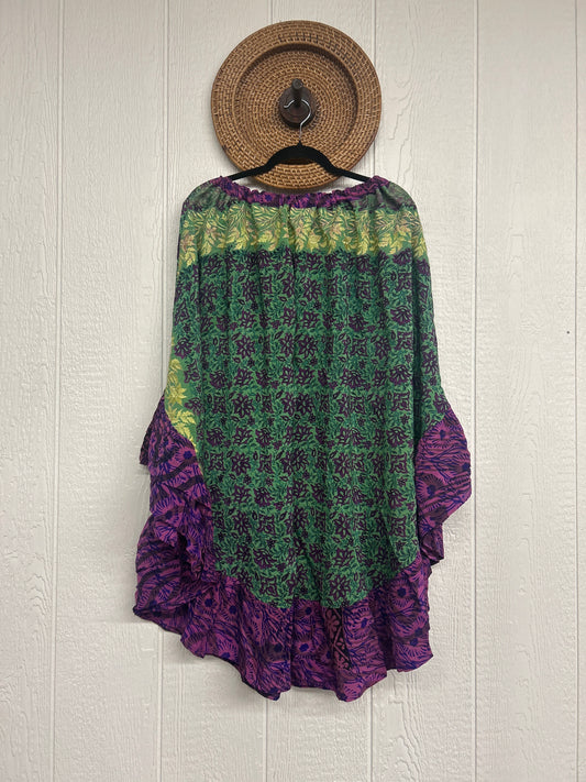 Crepe Wild Rose Skirt 1025 248