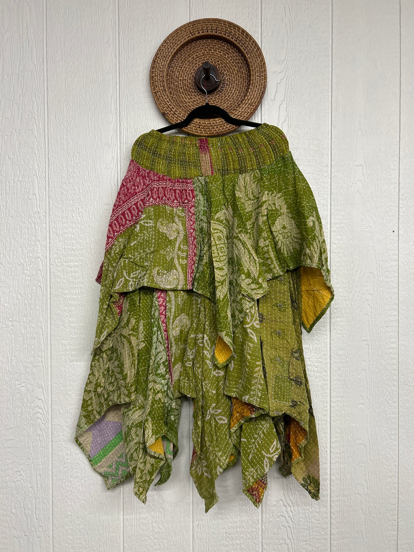 Pareo Kantha Pixie Skirt 0426 195
