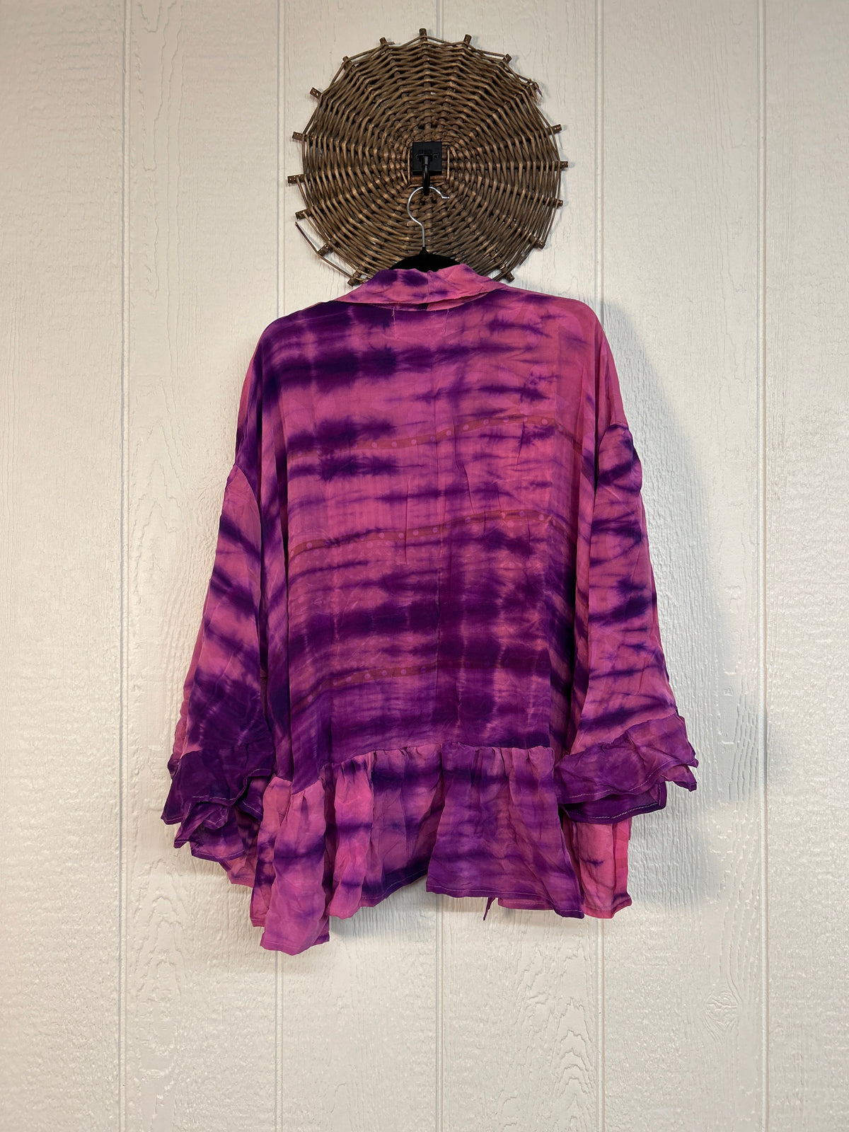 Crepe Sari Wild Rose Top 1026 053
