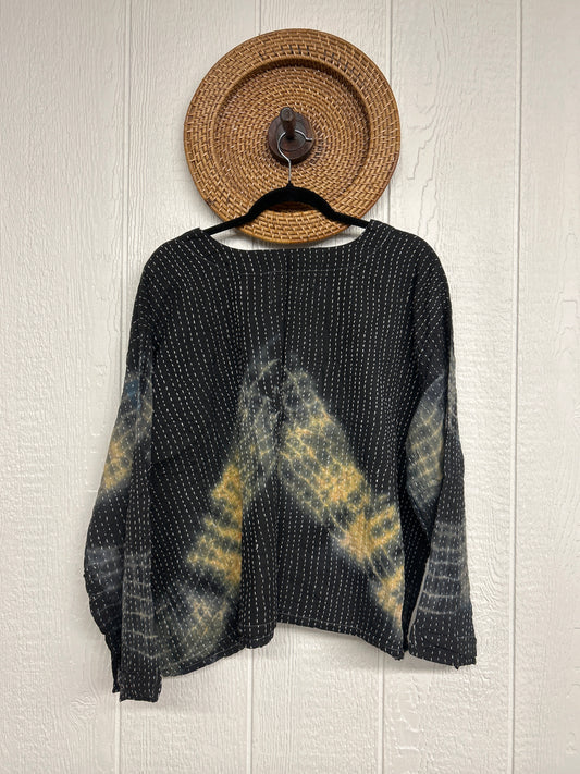 Pareo Kantha Wanderer Pocket Crop Top 0526 008