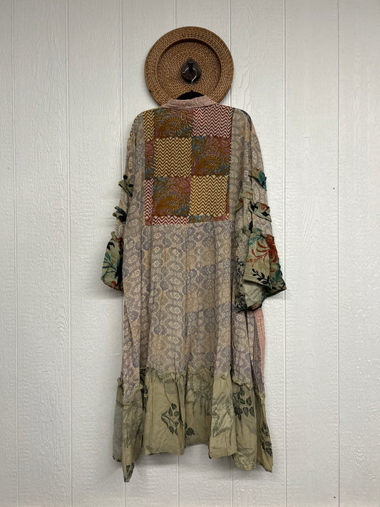 Crepe Sari Rhiannon Duster Dress 0226 160