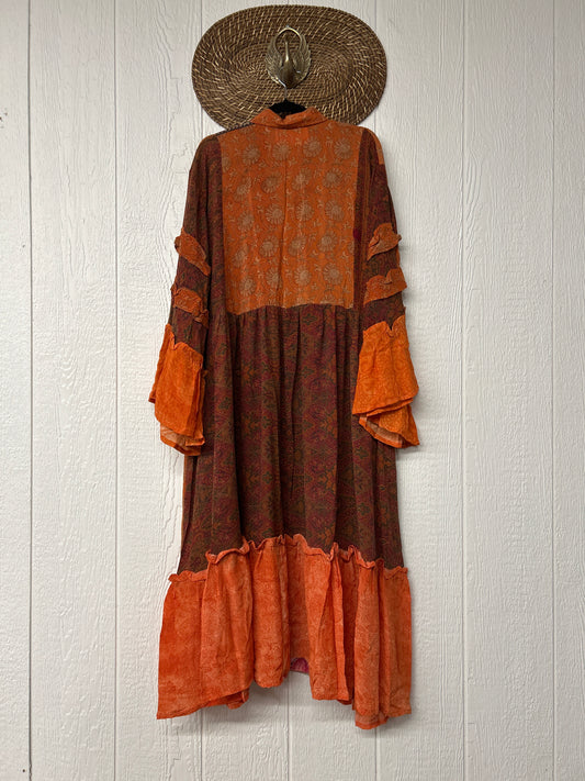 Crepe Sari Rhiannon Duster Dress 0226 131