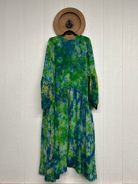 Crepe Sari Evermore Kimono 1026 061