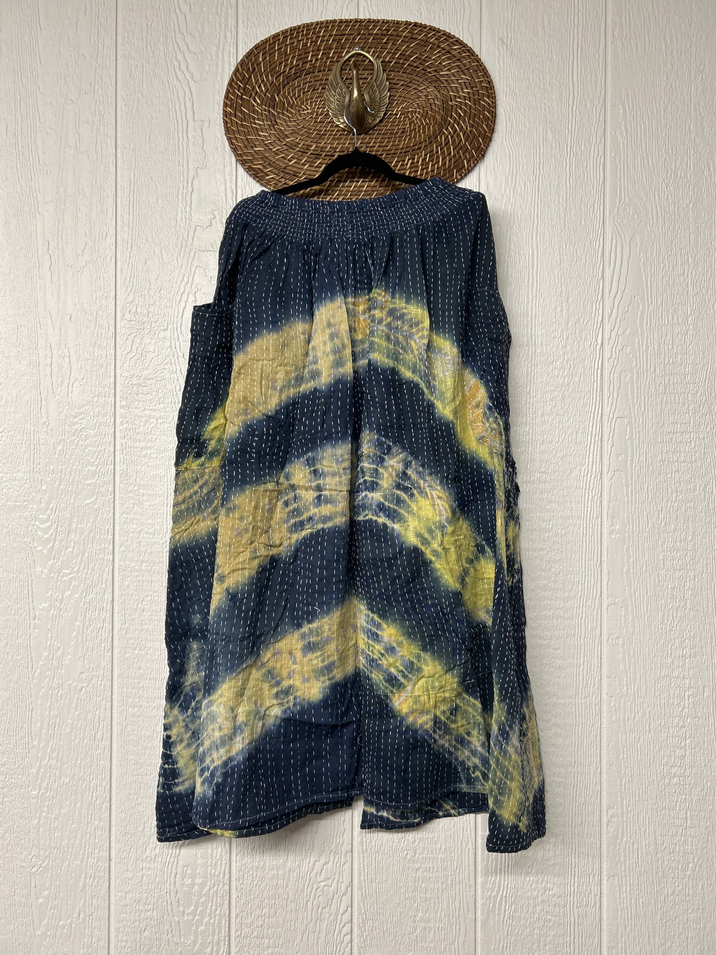 Pareo Kantha Butterfly Cargo Skirt 0526 023