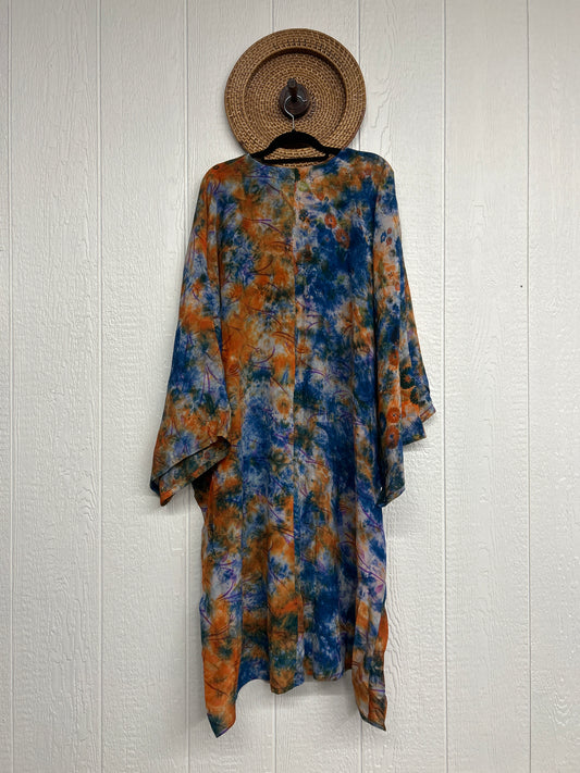 Crepe Sari Gaia Duster Dress 0426 116