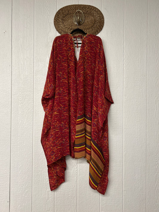 Crepe Sari Orchid Kimono 0626 008