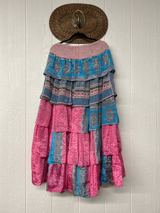 Rasgulla Sari Venus Ruffle Maxi 1125 017