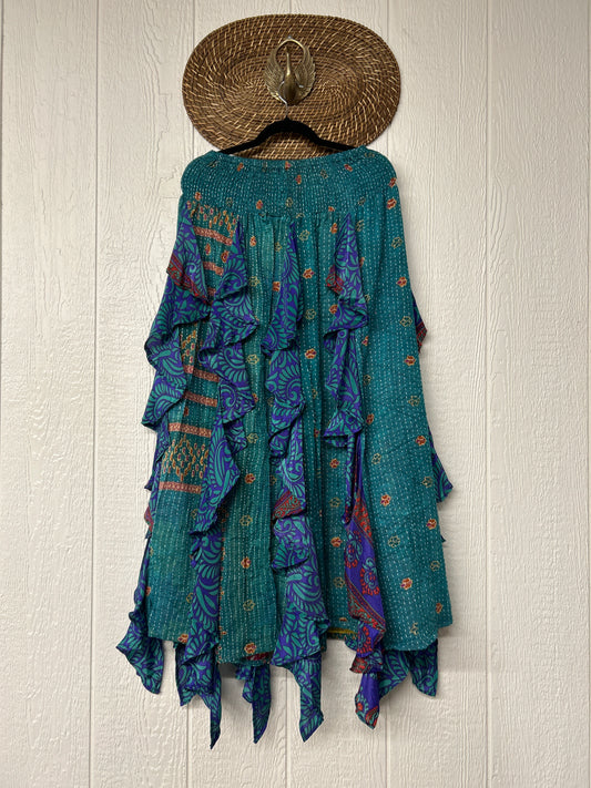 Pareo Kantha Willow Maxi Skirt 0826 278