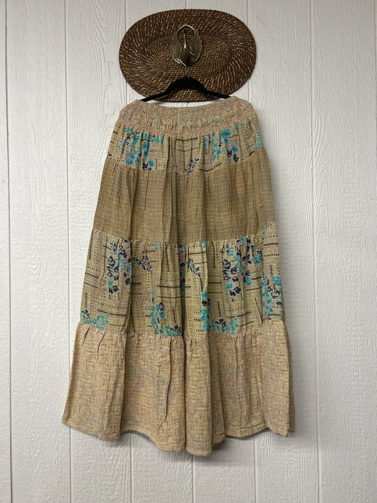 Pareo Kantha Lotus Maxi Skirt 0826 144