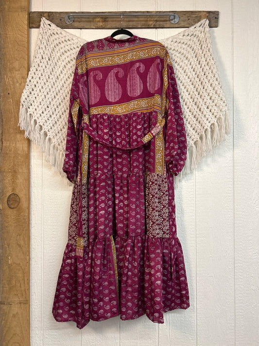 Rasgulla Sari Luminous Maxi Dress 0226 255