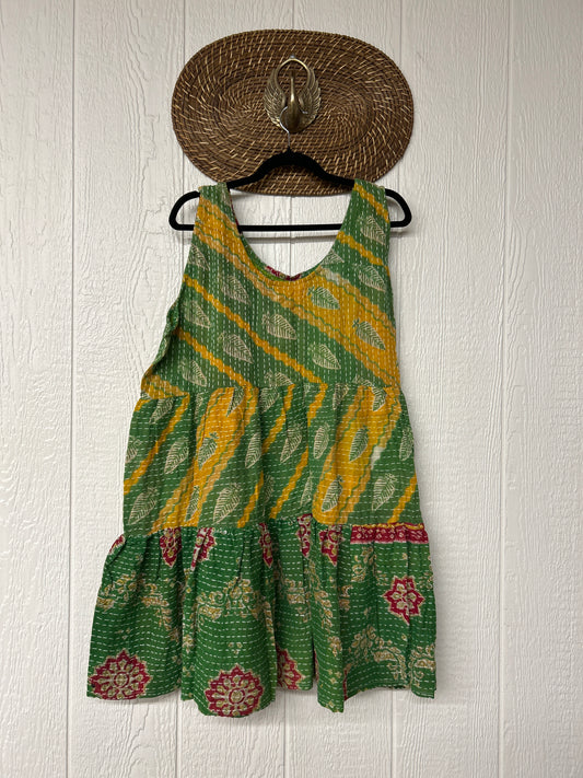 Kantha Meadow Mini Dress 0625 276