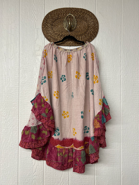 Pareo Kantha Wild Rose Skirt 0426 093