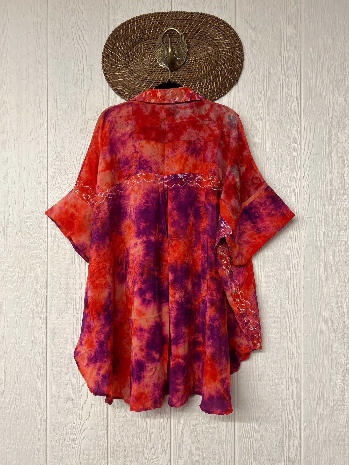 Crepe Sari Free To Be Button Down 0626 046