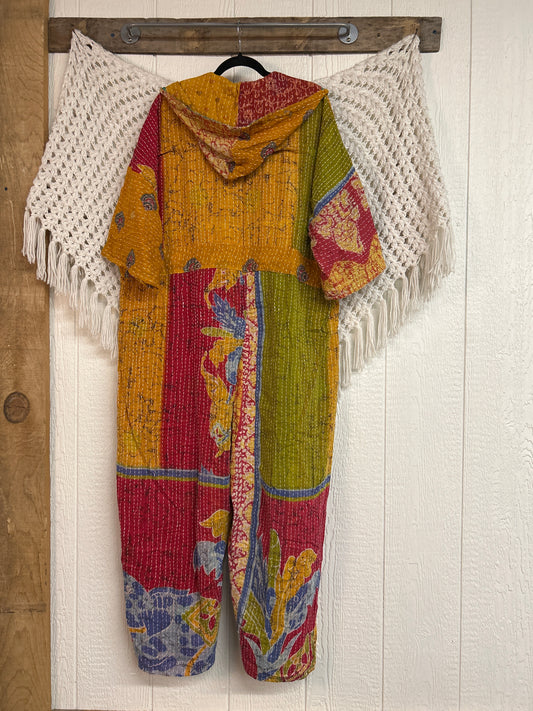 Kantha Zen Hoodie Jumpsuit 0925 176