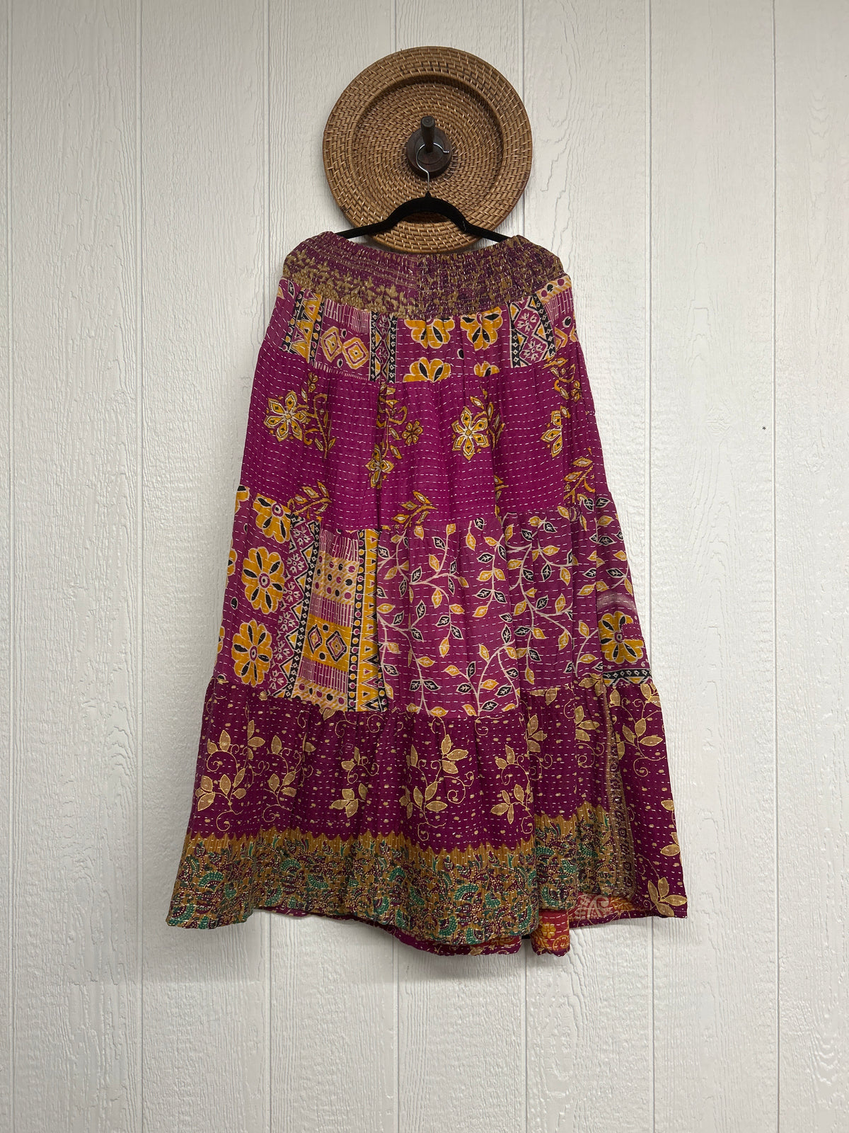 Pareo Kantha Lotus Maxi Skirt 0826 253