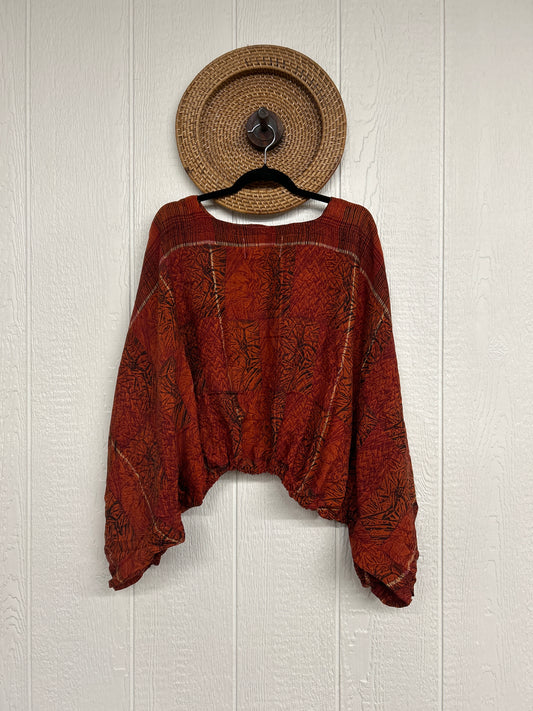 Crepe Sari Luna Crop Top 0126 004