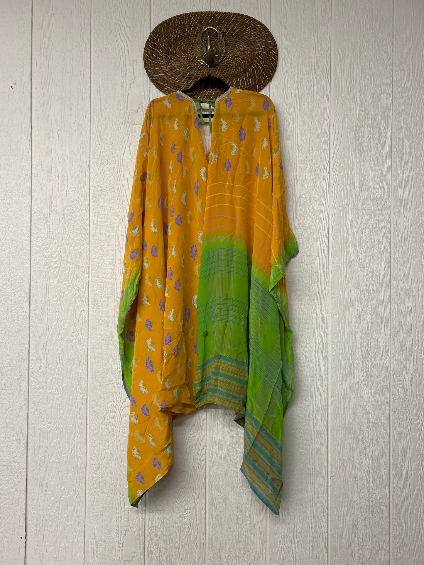 Crepe Sari Orchid Kimono 0626 040