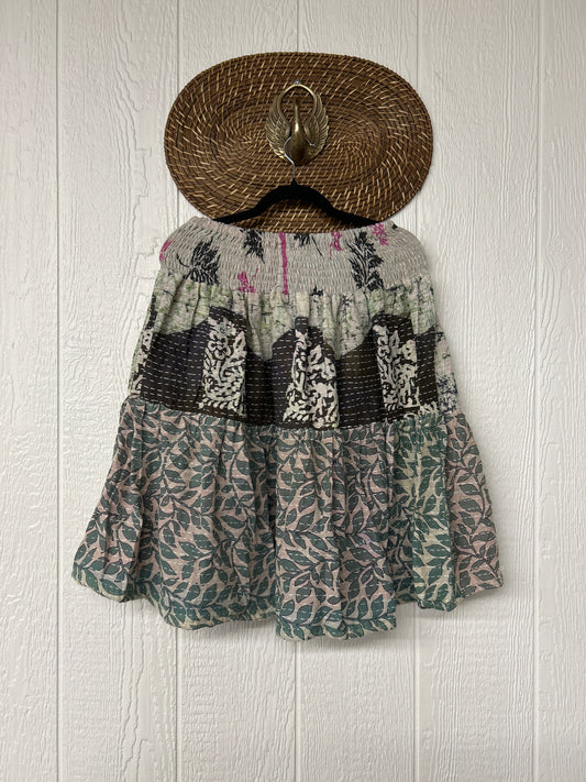 Pareo Kantha Meadow Skirt 0826 267