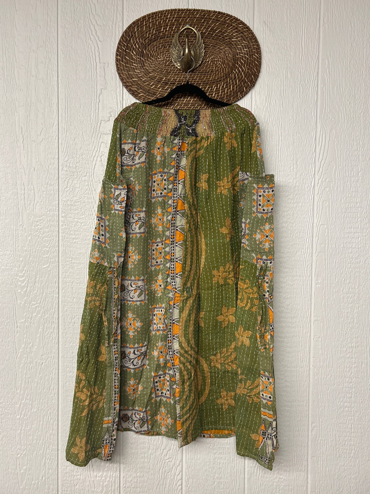 Pareo Kantha Butterfly Cargo Skirt 0426 069