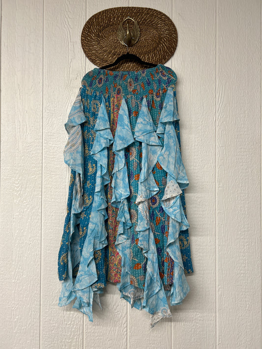 Pareo Kantha Willow Maxi Skirt 0826 276