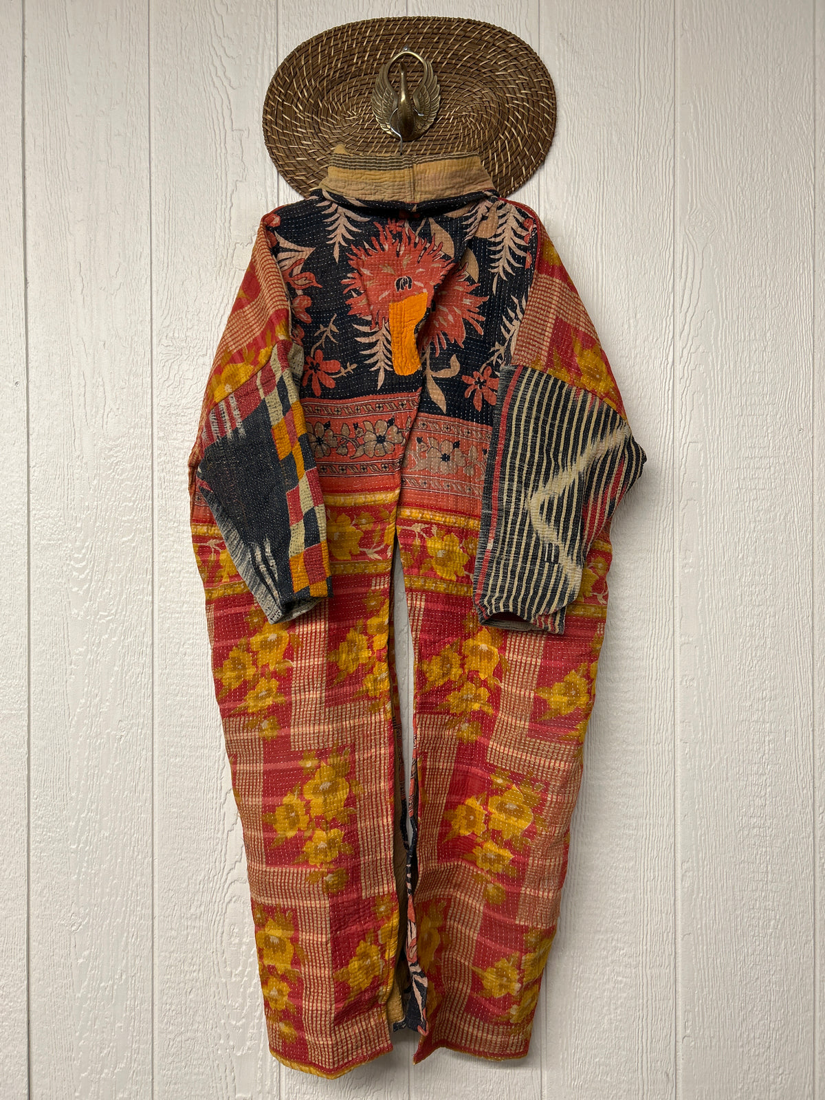 Fine Kantha Cowl Split Pullover 1026 001