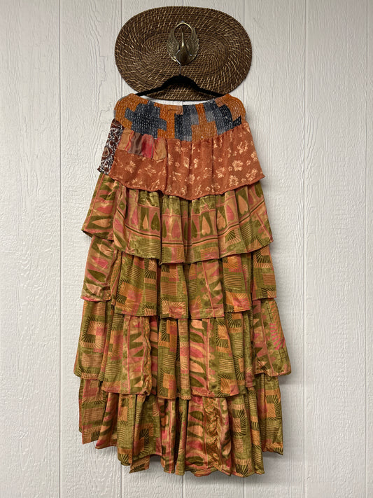 Rasgulla Sari Venus Ruffle Maxi 1125 091