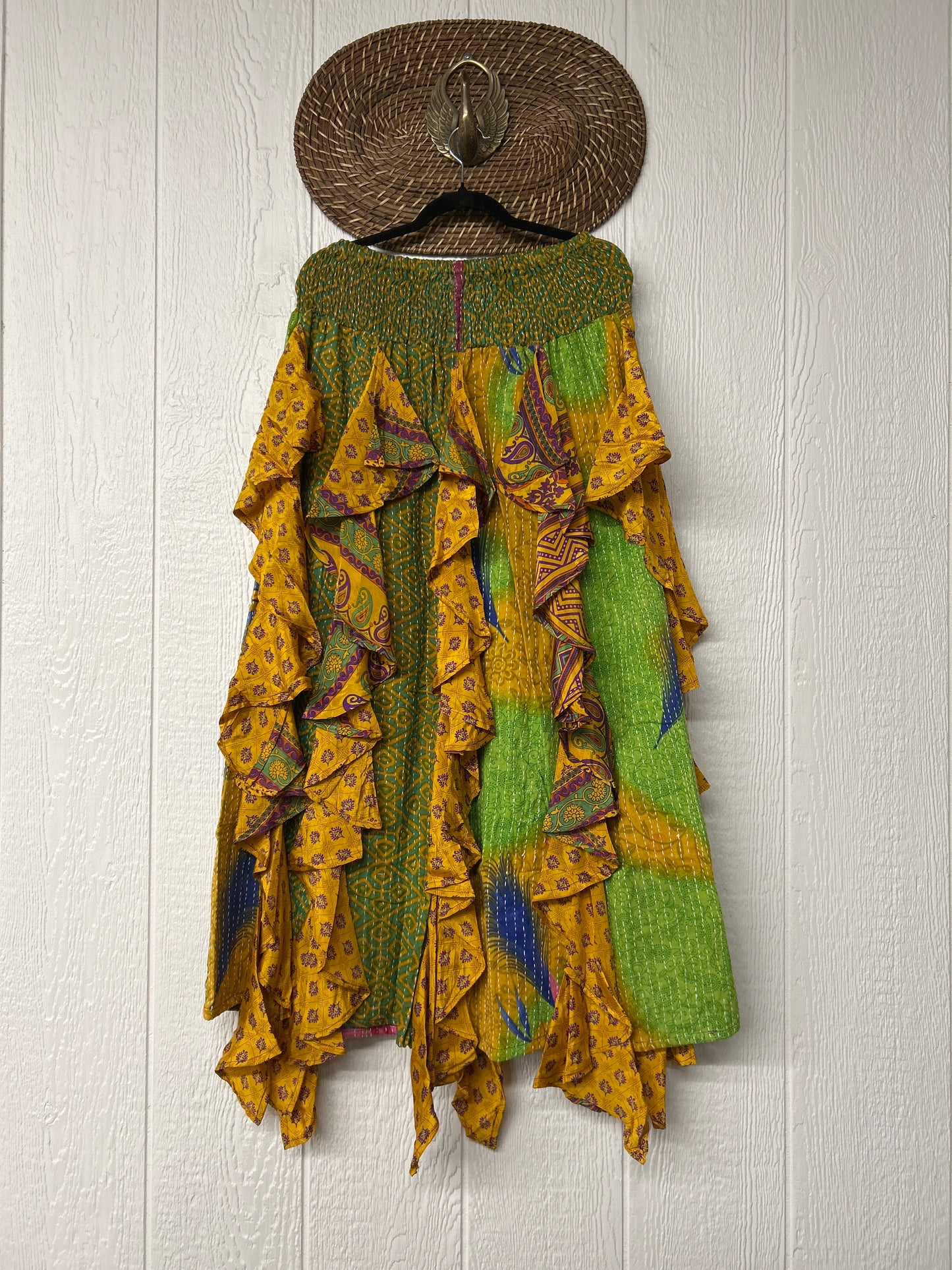 Pareo Kantha Willow Maxi Skirt 0826 114