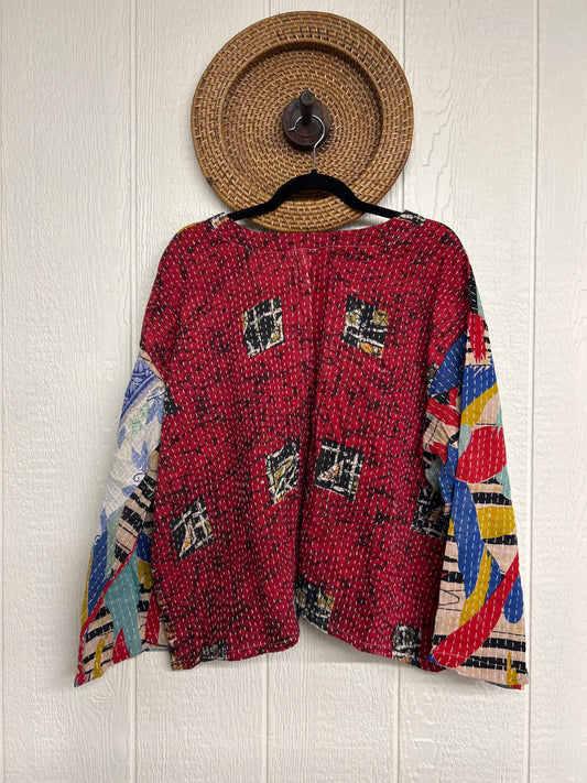 Pareo Kantha Wanderer Pocket Crop Top 0226 194