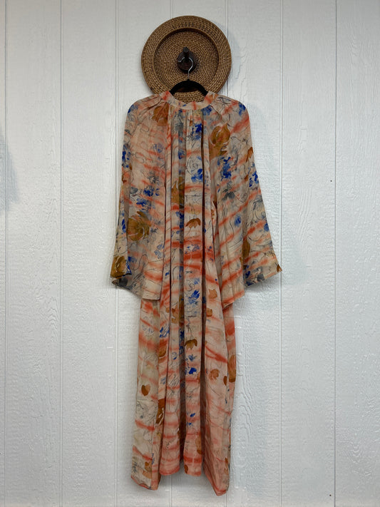 Crepe Sari Woodstock Duster Dress 0226 212