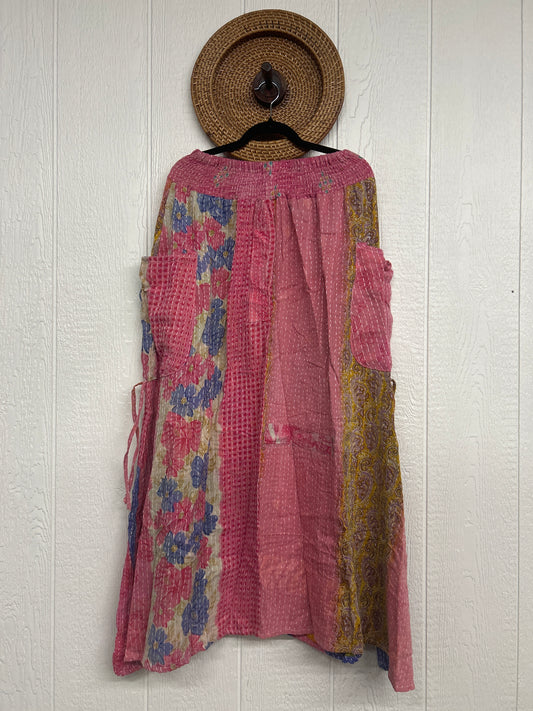 Pareo Kantha Butterfly Cargo Skirt 0426 212