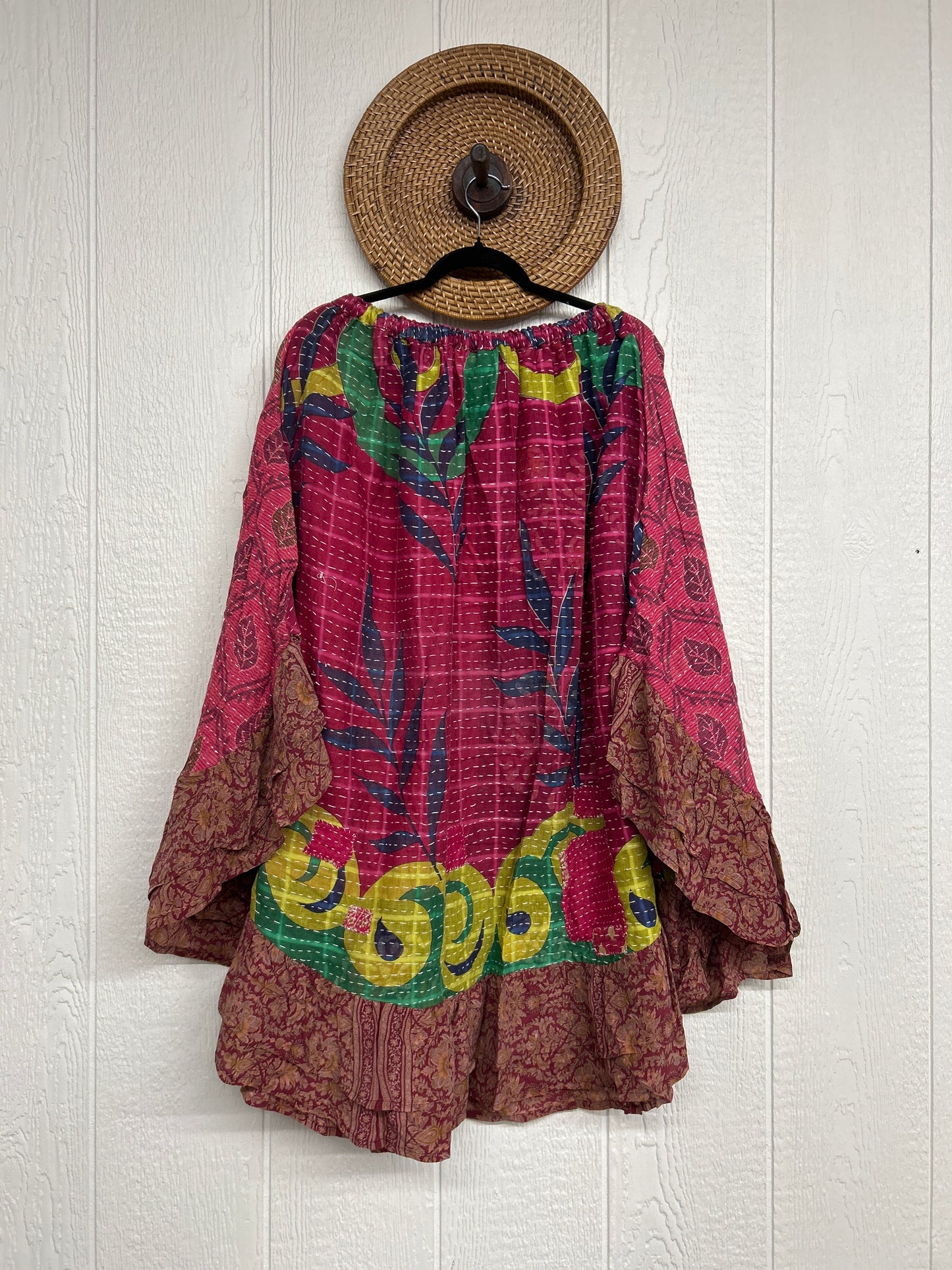 Pareo Kantha Wild Rose Skirt 0426 164