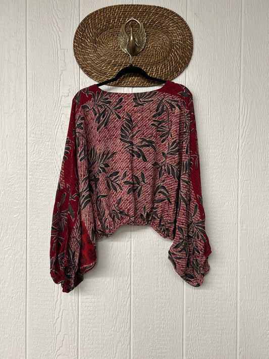 Crepe Sari Luna Crop Top 0126 181