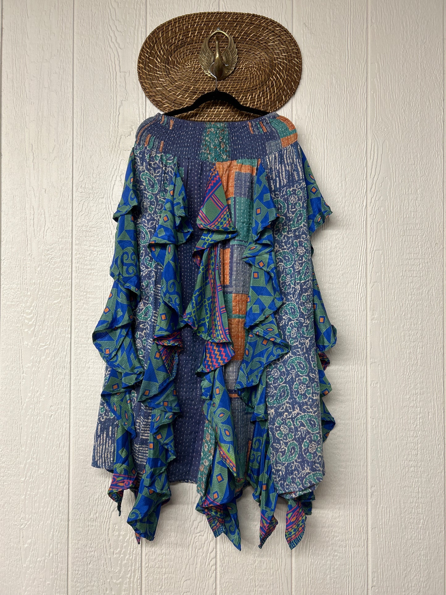 Pareo Kantha Willow Maxi Skirt 0826 143