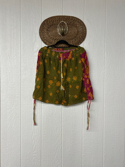 Kantha Butterfly Shorts 0425 258