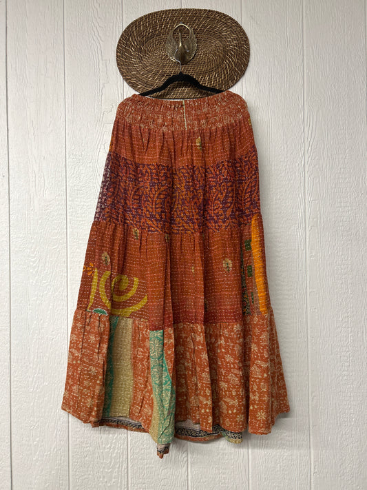 RETAIL Pareo Kantha Lotus Maxi Skirt 0826 126