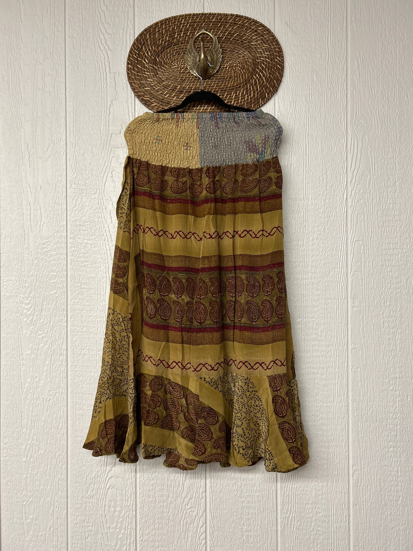 Crepe Sari Inner Peace Wrap Skirt 0626 004