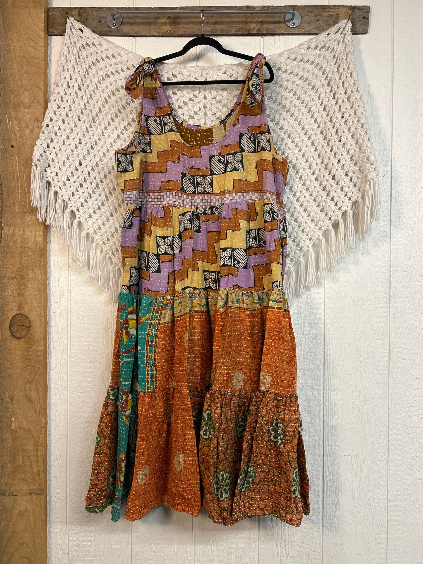 RETAIL Pareo Kantha Celeste Maxi 0326 119