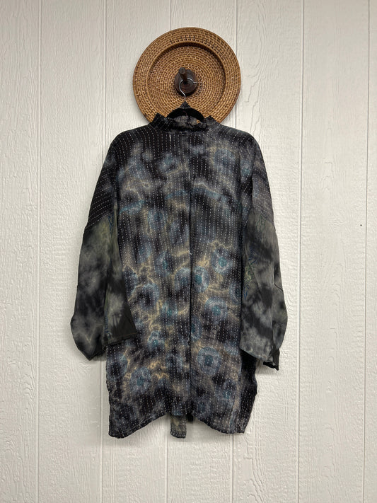 Pareo Kantha Shortie Majestic Kimono 0526 025