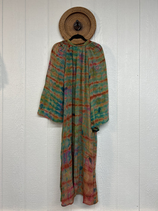 Crepe Sari Woodstock Duster Dress 0226 203